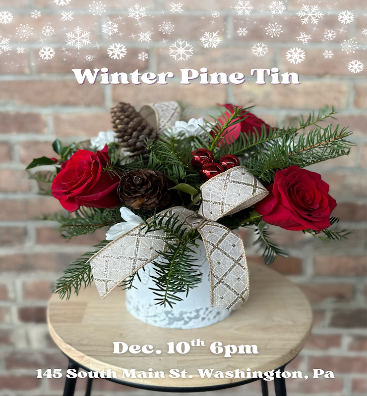 Winter Pine Tin Workshop